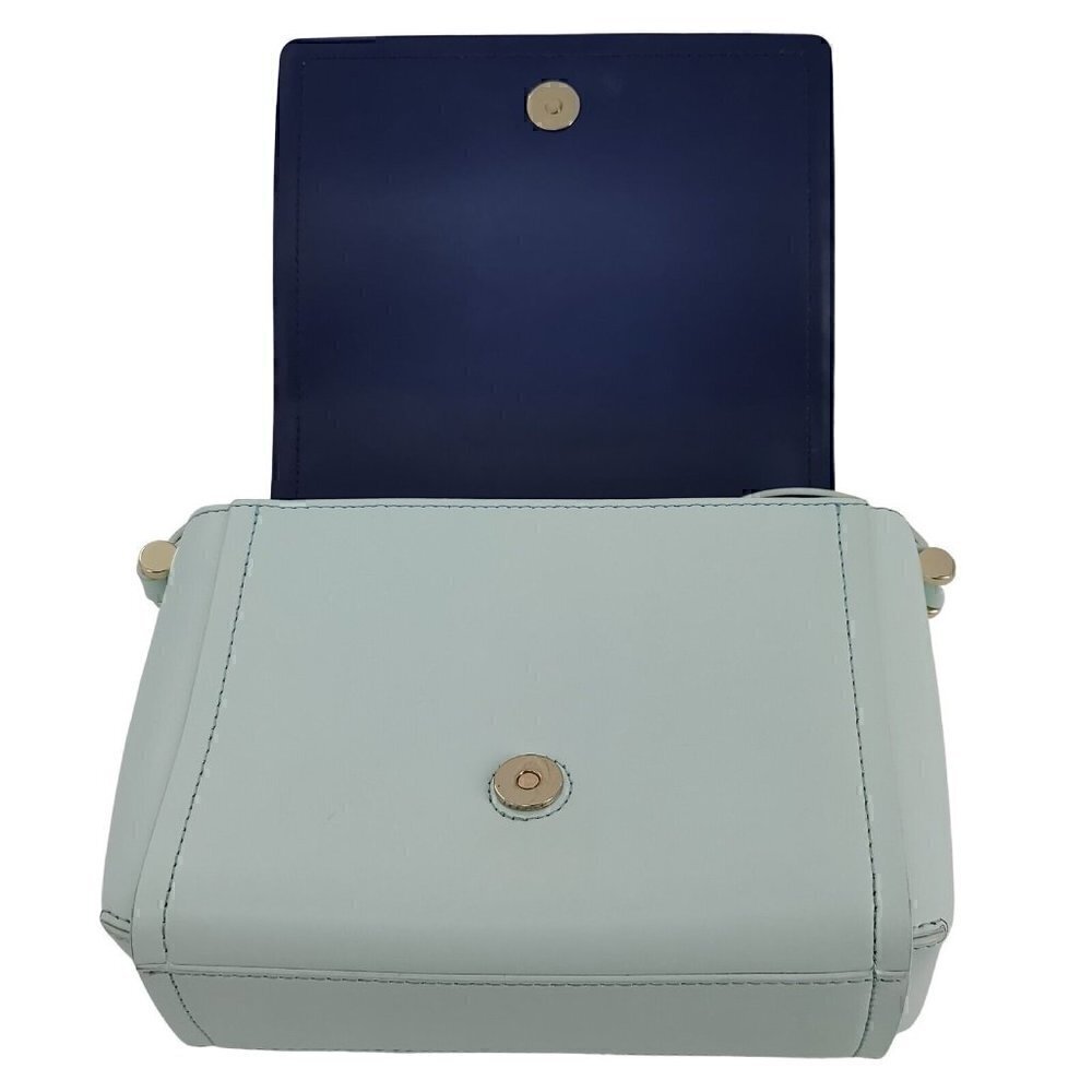 KATE SPADE Putnam Drive Caressa Crossbody Handbag Shoulder Bag Light Blue / Navy - Picture 10 of 12